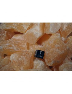 pierres brutes de calcite orange du Mexique 2