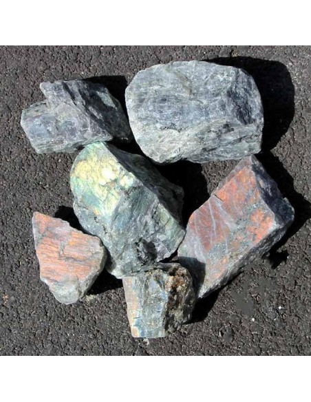 labradorite de Madagascar brute - spectrolite de La Bijouterie Minérale