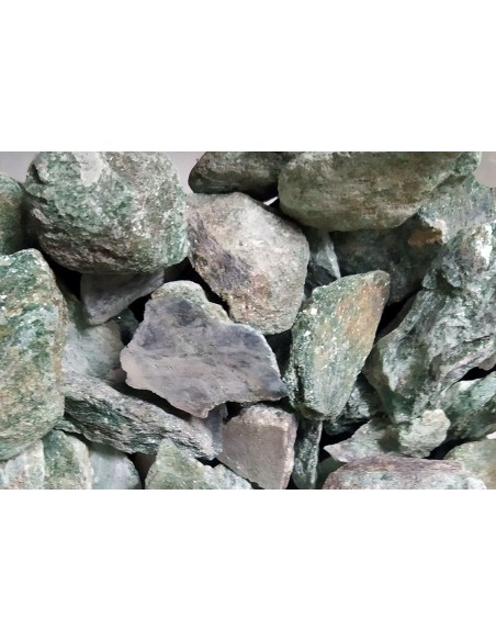 superbe morceaux de Fuchsite brute de Bahia