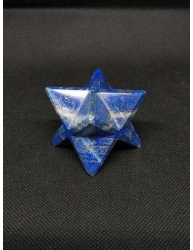piece unique Merkabah en Lapis Lazuli par La Bijouterie Minérale