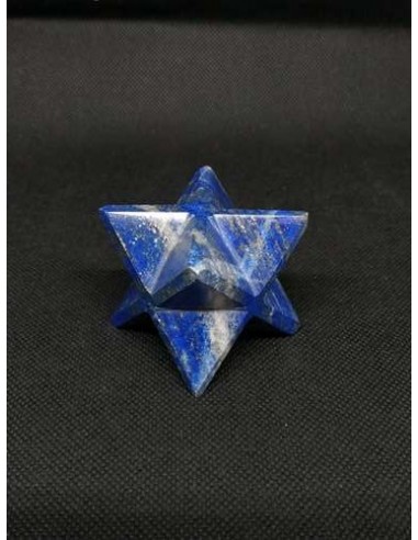 taillé à la main Merkabah en Lapis Lazuli par La Bijouterie Minérale