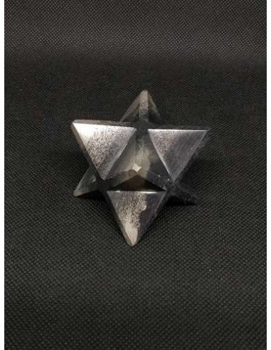 rare Merkabah en Hématite - par La Bijouterie Minérale