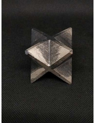 taillé à la main Merkabah en Hématite brute par La Bijouterie Minérale