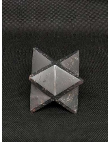 Merkabah taillé à la main en pyrite • par La Bijouterie Minérale
