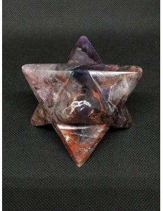 Merkabah en Fluorite pourpre par La Bijouterie Minérale