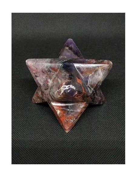 Merkabah en Fluorite pourpre par La Bijouterie Minérale