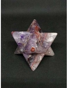 Merkabah en Fluorite pourpre par La Bijouterie Minérale