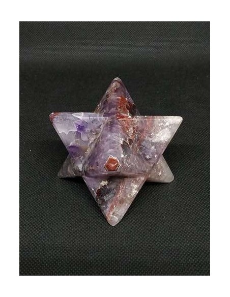 Merkabah en Fluorite pourpre par La Bijouterie Minérale