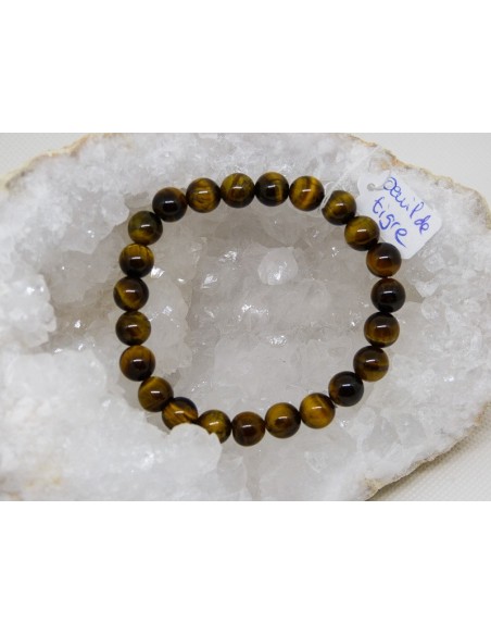 Bracelet en oeil de tigre • La Bijouterie Minérale