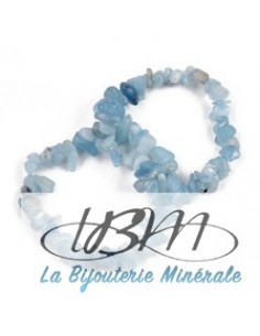 Bracelet baroque en chips de pierres roulées naturelles1082