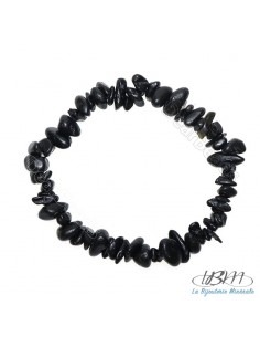 Bracelet baroque en chips de pierres roulées naturelles1089