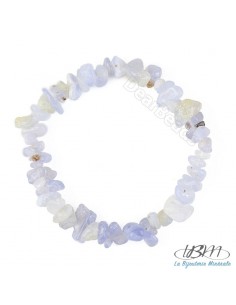 Bracelet baroque en chips de pierres roulées naturelles1091