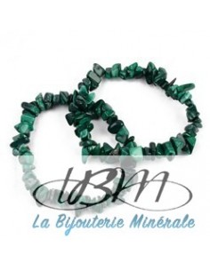 Bracelet baroque en chips de pierres roulées naturelles1092