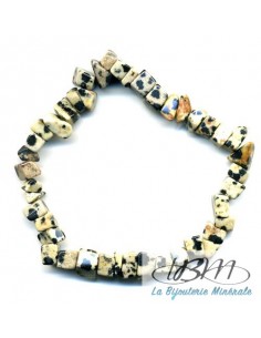 Bracelet baroque en chips de pierres roulées naturelles1102