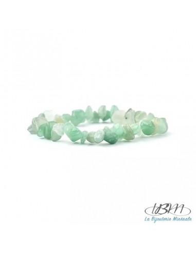 Bracelet baroque en chips de pierres roulées naturelles1104