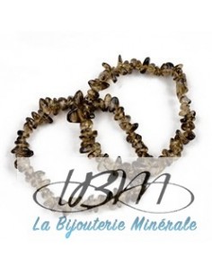 Bracelet baroque en chips de pierres roulées naturelles1106