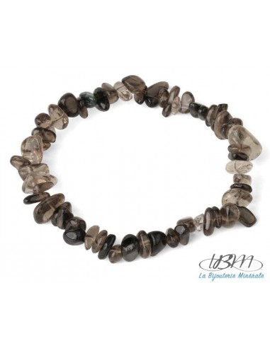 Bracelet baroque en chips de pierres roulées naturelles1106