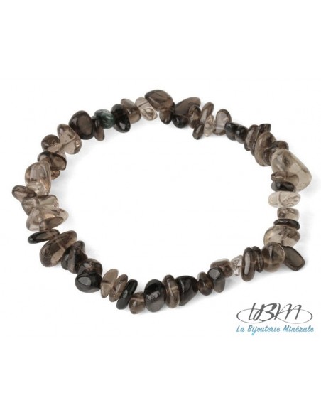 Bracelet baroque en chips de pierres roulées naturelles1106