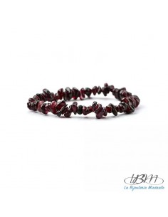 Bracelet baroque en chips de pierres roulées naturelles1107