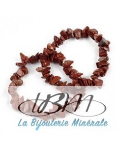 Bracelet baroque en chips de pierres roulées naturelles1108 2