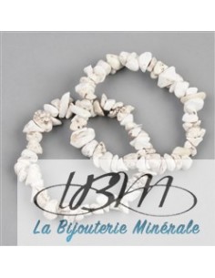 Bracelet baroque en chips de pierres roulées naturelles1111