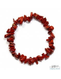 Bracelet baroque en chips de pierres roulées naturelles1108