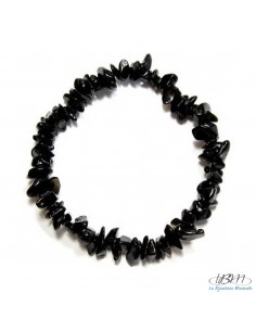 Bracelet baroque en chips de pierres roulées naturelles1100