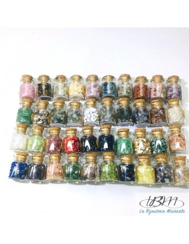 Bouteille de chips de pierres roulées 1175