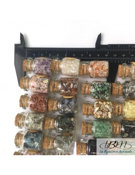 Bouteille de chips de pierres roulées 1198