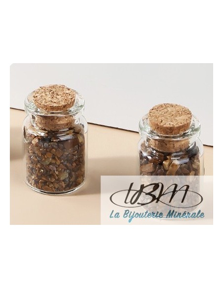 Bouteille de chips de pierres roulées 1189