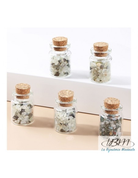 Bouteille de chips de pierres roulées 1181