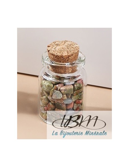 Bouteille de chips de pierres roulées 1183