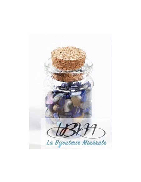 Bouteille de chips de pierres roulées 1193