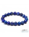 Bracelet standard-perles de 8mm-en Lapis-Lazuli AA par La Bijouterie Minérale
