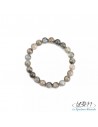Bracelet standard-perles de 8mm labradorite qualité A par La Bijouterie Minérale