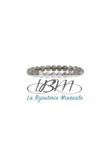 Bracelet en perle de labradorite top qualité par La Bijouterie Minérale
