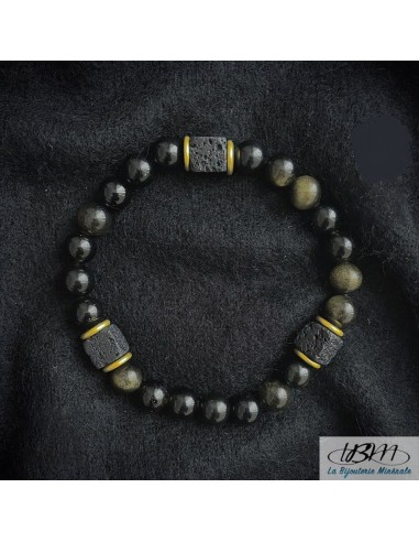 Bracelet homme-perles de 8mm-en1324