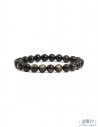 Bracelet-perles de 8mm-obsidienne gold par La Bijouterie Minérale