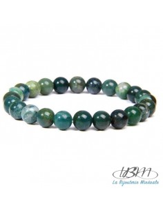 Bracelet-perles de 8mm-jaspe océan par La Bijouterie Minérale