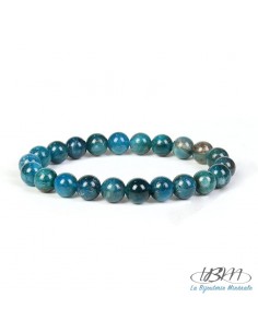 Bracelet standard perles de 8mm en Apatite hight grade par La Bijouterie Minérale