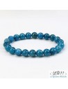 Bracelet standard perles de 8mm en Apatite AAA par La Bijouterie Minérale