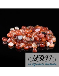 chips de pierres roulées en cornaline pure 2