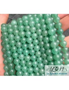 lot de perles d'aventurine verte naturelle de La Bijouterie Minérale
