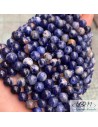 Lot de perles rondes de Sodalite d'Inde par La Bijouterie Minérale