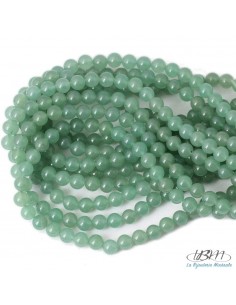 lot de perles d'aventurine verte naturelle de La Bijouterie Minérale 2