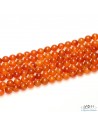 Lot de perles de Pierres naturelles de Cornaline haute qualité de La Bijouterie Minérale