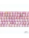 Lot de perles de pierres naturelles de Kunzite haute qualité de La Bijouterie Minérale