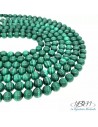 Lot de perles de pierres naturelles de Malachite A par La Bijouterie Minérale