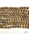 Lot de perles de 8mm de pierres naturelles de Jaspe Mariam - Peau d'Eléphant par La Bijouterie Minérale