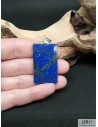 Pendentif Rectangle en Lapis-Lazuli d'Afghanistan De La Bijouterie Minérale